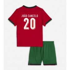 Portugal Joao Cancelo #20 Hjemmedraktsett Barn EM 2024 Kortermet (+ korte bukser)